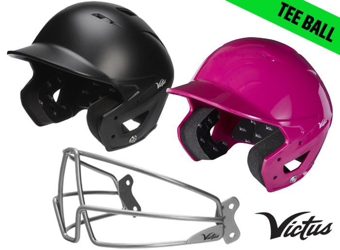 Image features an Victus Batting Helmet.